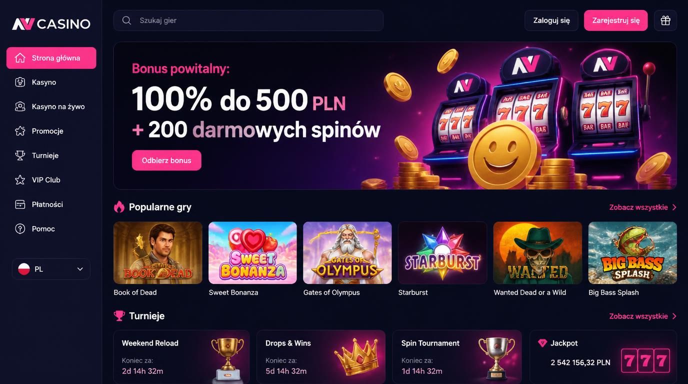Ilustracja pakietu powitalnego w NV Casino
